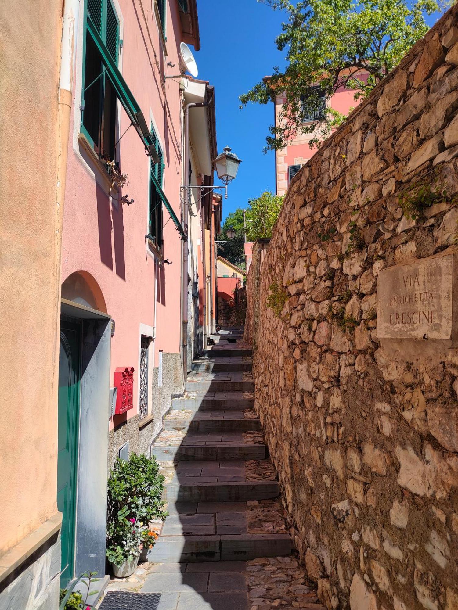 Ferienhaus Tra Le Cinque Terre, Camogli E Portofino Con Scorcio Mare All'orizzonte